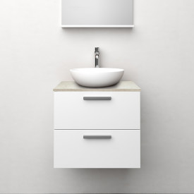 Westerbergs Jord servantskap, 60x45.3 cm, hvit