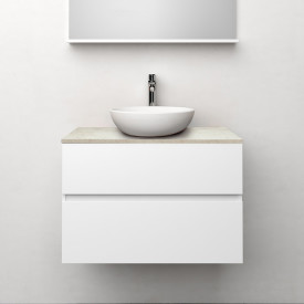 Westerbergs Jord servantskap, 80x45.3 cm, hvit