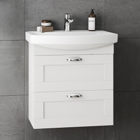 Westerbergs Lykka servantskap, 55,2x57,5 cm, hvit