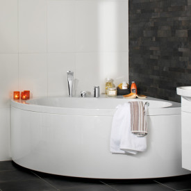 Westerbergs Norden 140C Superior Soft boblebad, hjørne, 1400x1400 mm, akryl, hvit