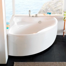 Westerbergs Ocean 140C badekar, hjørne, 1375x1375 mm, akryl, hvit