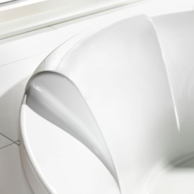 Westerbergs Pacific 175R badekar, 1760x1760 mm, akryl, hvit