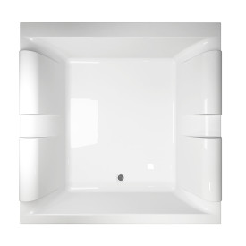 Westerbergs Pacific 180SQ badekar, 1790x1790 mm, akryl, hvit