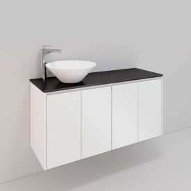 Noro Lifestyle møbelpakke, venstre, 116x42.5 cm, hvit