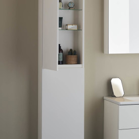 Noro Flex Compact City/Studio høyskap, dybde 20 cm, matt hvit