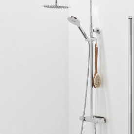 Noro City komplett dusjsett, Ø300 mm, Krom