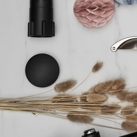 Noro bunnventil, push-open, Sort