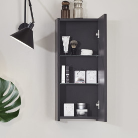 Noro Flex veggskap, 30x70 cm, antrasittgrå