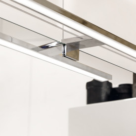 Noro Flex led baderomslampe, 500 500x110 mm, krom