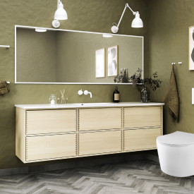 Pressalit Trend Sway væghængt toilet, uden skyllekant, hvid