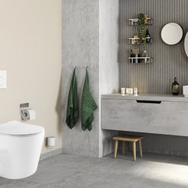 Pressalit Trend Projecta væghængt toilet, uden skyllekant, hvid