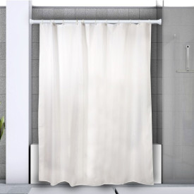 Spirella Magic badeforhængsstang, 75-125 cm, hvid