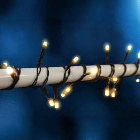 Veli Line udendørs lyskæde, 1500 varm hvide lys, 112 meter