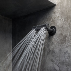 Vola 080D dobbel hoveddusj, lengde 115 mm, krom