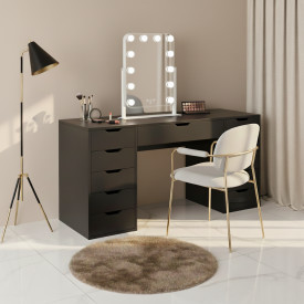 Wilfa EC Shine MI3W-D29 makeup spejl med lys, 35x43,8 cm, hvid