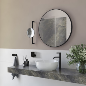 Smedbo makeup spejl, sort