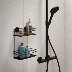 Smedbo brusehylde, sort