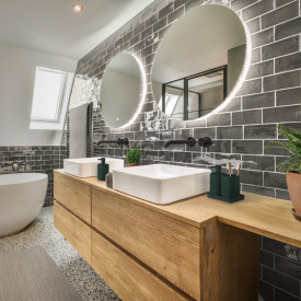 Beslagsboden Satin Square sæbeskål, grøn