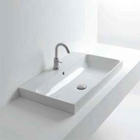 Lavabo servant, 80x45 cm, hvit