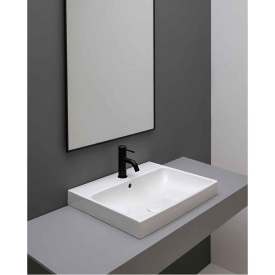 Lavabo servant, 60x45 cm, hvit