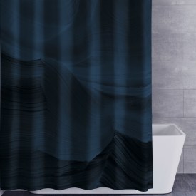 Kleine Wolke badeforhæng, 180x200 cm, mat blå