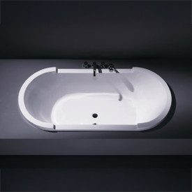 Duravit Starck Badekar for innbygging, ovalt, 190x90 cm
