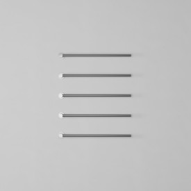 Scandtap Cozied M5 håndklædetørrer, el, 5 stænger, børstet stål