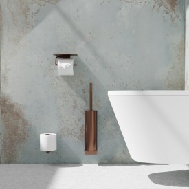Scandtap Style toiletrulleholder, børstet kobber
