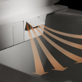 Hansgrohe LavaPura douchetoilet, uden skyllekant, antibakteriel, hvid