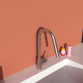 Ideal Standard Gusto køkkenarmatur, udtrækstud, stål