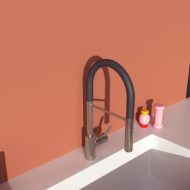 Ideal Standard Gusto køkkenarmatur, stål