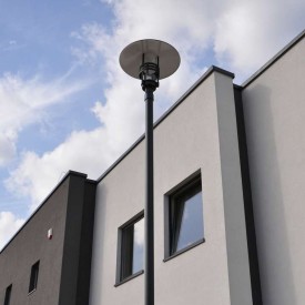 Norlys Visby 576 stolpelampe, 44,5W, LED, IP65, grafitt