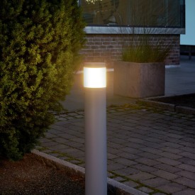 Norlys Lillesand 1382 pullert, 5,9W, LED, E27, IP54, grafitt