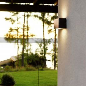 Norlys Asker 1306 vegglampe, 13,3W, LED, IP65, grafitt