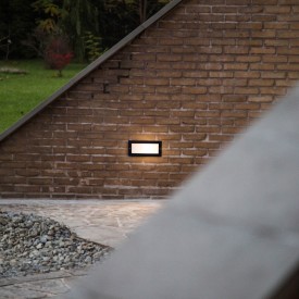 Norlys Grimstad 1545 vegglampe, 8,3W, LED, IP65, aluminium