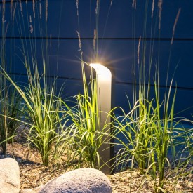 Norlys Molde 1901 pullert, 8W, LED, IP54 KL I, grafitt