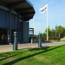 Norlys Narvik pullert, aluminium