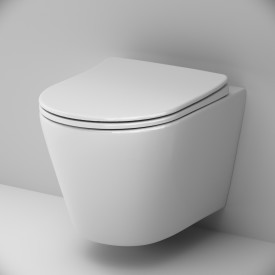 AM.PM X-Joy S veikghengt toalett, uten skyllekant, hvit