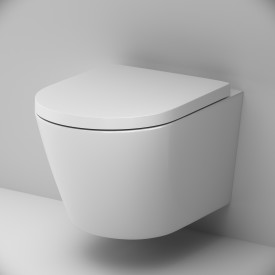 AM.PM Flash S veikghengt toalett, uten skyllekant, hvit