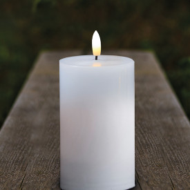 Sirius Sille udendørs LED bloklys, batteri,  hvid