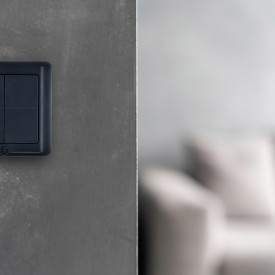 Shelly Blu batteritryk med 4 slutte, Zigbee, koksgrå