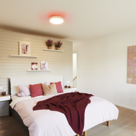 Osram Smart+ Wifi Backlight plafond, farveskift + hvid, Ø35 cm, hvid