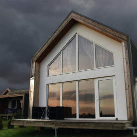 Osram Endura Flood Butterfly solcelle væglampe med sensor