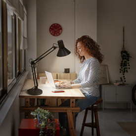 Osram Retro skrivebordslampe, sort