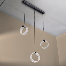 OSRAM DECOR Circle Pendant Linear Click CCT 2400lm 3X5W transp