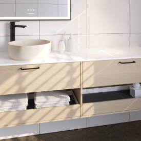 Svedbergs Halde servantbatteri, matt sort