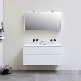 Sanibell Proline møbelpakke, 121x46 cm, hvid højglans