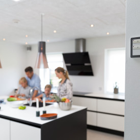 10 stk LK Fuga Pure Design ramme 1,5 modul, sort/hvid