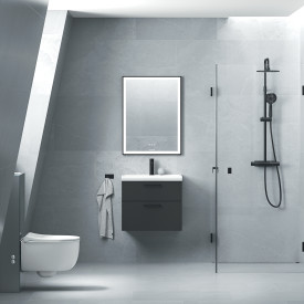 Svedbergs Yding brusesæt, mat sort