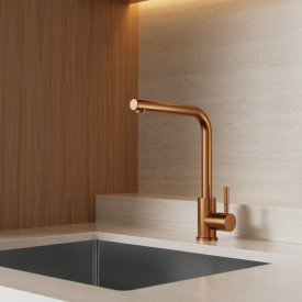 Zen Sanitary køkkenarmatur, kobber
